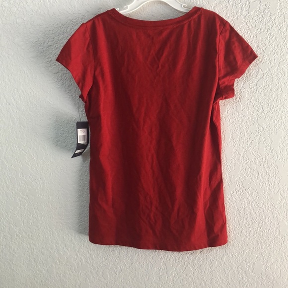 Tommy Hilfiger Big Girls V-Neck T-Shirt - Picture 5 of 5